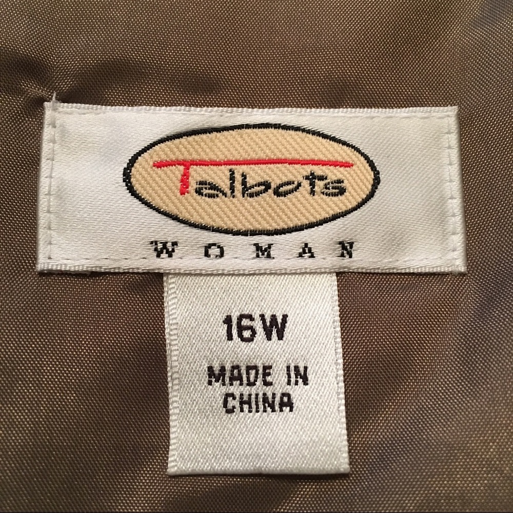 Talbots Light Brown Lightweight Jacket - image 5